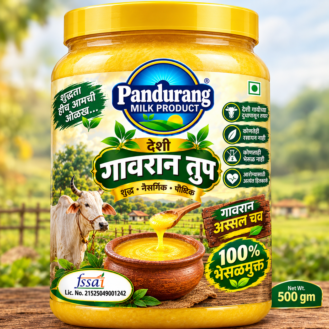 गावरान तुप 500gm